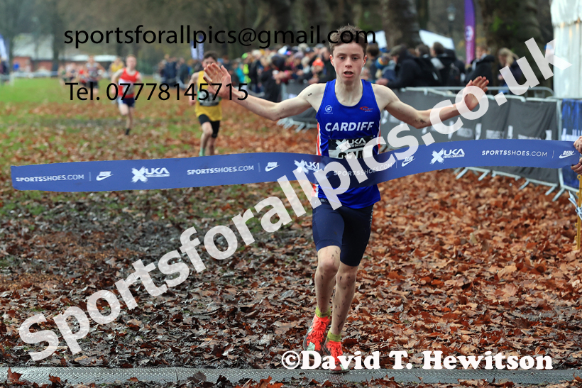 Boys Under-13s 2025 Liverpool Cross Challenge, Sefton Park, Saturday, November 22th. Photo: David T. Hewitson/Sports for All Pics